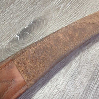 1.5" Narrow Leather Breastcollar, conway buckle *N0 straps, gc, rubs, scrapes
