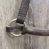 FS Drop Noseband *gc/fair, older, residue, stiff, bent, stretched keepers, scrapes
