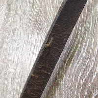 FS Drop Noseband *gc/fair, older, residue, stiff, bent, stretched keepers, scrapes
