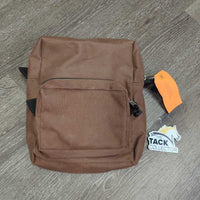 Hvy Cordura Trail Bag *gc/fair, missing buckles, dusty, faded, rubs, frays, stains, older, dirty
