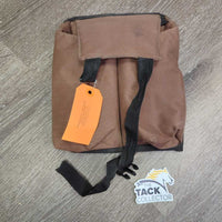 Hvy Cordura Trail Bag *gc/fair, missing strap & buckles, dusty, faded, rubs, frays, stains, older, dirty
