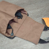 Hvy Cordura Trail Bag *gc/fair, missing strap & buckles, dusty, faded, rubs, frays, stains, older, dirty
