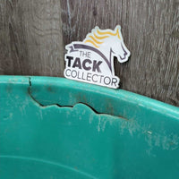 Round Plastic Feed Tub *gc/fair, cracked, clean, mnr dirt, residue, stains, scuffs, scratches, chews
