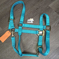 Nylon Halter, adj, snap *xc, clean, mnr stains
