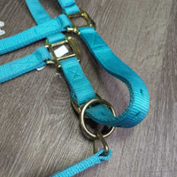 Nylon Halter, adj, snap *xc, clean, mnr stains
