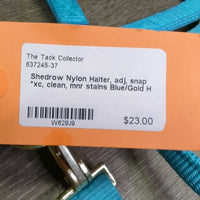 Nylon Halter, adj, snap *xc, clean, mnr stains
