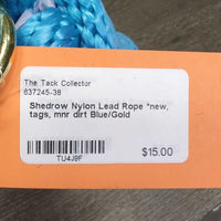 Nylon Lead Rope *new, tags, mnr dirt
