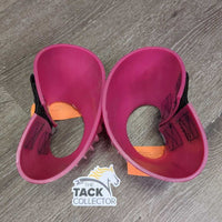 Pr Velcro Bell Boots *like new, stiff, warped?
