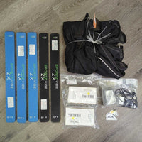 Sport Vibe ZX Mesh Sheet, detach neck, 5 vibe packs, 2 remotes, manual, backpack, 4 cords, 8 wall adapters, tail *WORKS, vgc, mnr dirt, stains, dusty
