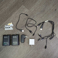 Sport Vibe ZX Mesh Sheet, detach neck, 5 vibe packs, 2 remotes, manual, backpack, 4 cords, 8 wall adapters, tail *WORKS, vgc, mnr dirt, stains, dusty
