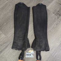 MicroSuede Synthetic Half Chaps *vgc, clean, dusty, faded?
