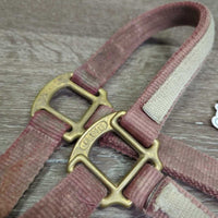 Nylon Halter *fair, dirt, residue, stained, faded, rubs
