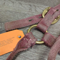 Nylon Halter *fair, dirt, residue, stained, faded, rubs
