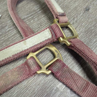 Nylon Halter *fair, dirt, residue, stained, faded, rubs
