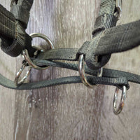 Light Nylon Web Sidepull Bridle *xc/like new, dusty, stains
