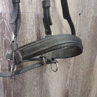 Light Nylon Web Sidepull Bridle *xc/like new, dusty, stains
