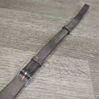Elastic Breastplate, Biothane Running Martingale Attach, snaps *fair, older, x.holes, v.stretched, stains, creases, dirt, stiff, dry, creases
