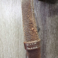 Leather Sidepull Bitless Bridle *vgc, mnr dusty, scrapes, rubs, dirty & creases
