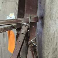 Leather Sidepull Bitless Bridle *vgc, mnr dusty, scrapes, rubs, dirty & creases
