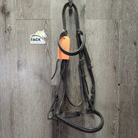 Rsd Bridle *gc, dry, stiff, tight keepers, srcapes, creases, film
