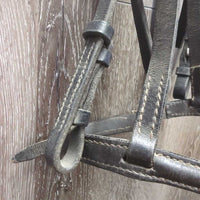 Rsd Bridle *gc, dry, stiff, tight keepers, srcapes, creases, film
