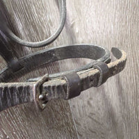 Rsd Bridle *gc, dry, stiff, tight keepers, srcapes, creases, film
