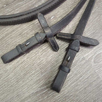 Rubber Reins, lthr stoppers *gc, dirt jockies, film, rubs, mnr melted spot, scraped edges
