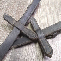 Rubber Reins, lthr stoppers *gc, dirt jockies, film, rubs, mnr melted spot, scraped edges
