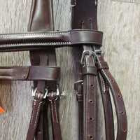 Rsd/Padded Monocrown Hunter Bridle, Rsd Braided Reins *xc, mnr film
