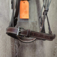 Rsd/Padded Monocrown Hunter Bridle, Rsd Braided Reins *xc, mnr film
