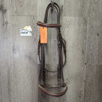 Rsd Bridle *gc/fair, repaired, rubs, scrapes, clean, stiff, older
