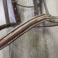 Rsd Bridle *gc/fair, repaired, rubs, scrapes, clean, stiff, older
