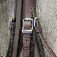 Soft Thick Rsd Padded Bridle, Crank, Plain & Curb Reins, Buckles *gc, NO flash, clean, rubs, stains, faded, loose keeper, edge scrapes

