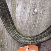 Soft Thick Rsd Padded Bridle, Crank, Plain & Curb Reins, Buckles *gc, NO flash, clean, rubs, stains, faded, loose keeper, edge scrapes
