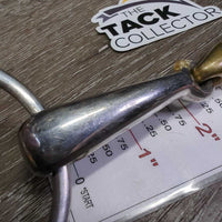 2 Ring French Link Universal Gag, center Lozenge Bit *vgc, clean & mnr residue?gunk, scuffs
