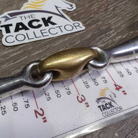 2 Ring French Link Universal Gag, center Lozenge Bit *vgc, clean & mnr residue?gunk, scuffs
