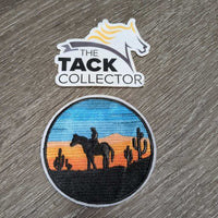 Iron On Patch "Horse Sunset" *new
