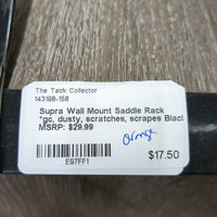 Wall Mount Saddle Rack *gc, dusty, scratches, scrapes
