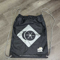 Nylon Helmet BackPack - Bag, Drawstring *gc, mnr stains, rubs & cut
