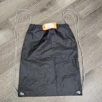 Nylon Helmet BackPack - Bag, Drawstring *gc, mnr stains, rubs & cut
