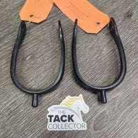 Pr Plastic Spurs *vgc, mnr rubs, residue & scratches
