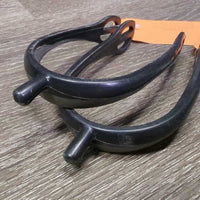 Pr Plastic Spurs *vgc, mnr rubs, residue & scratches
