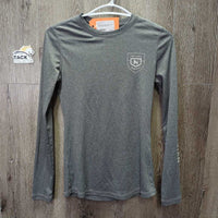 LS Shirt *vgc/xc, mnr cracking logo
