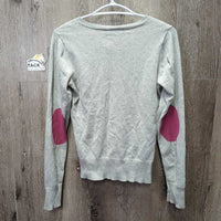 LS V Neck Sweater *vgc/gc, mnr rubs & pills sides & cuffs
