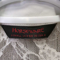SS Lace Back Show Shirt *vgc, tag price $45
