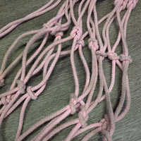 Hvy Cotton String Hay Net *vgc/gc, clean, stains, mnr rubs, frays & snags
