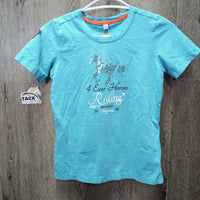 JUNIORS SS Shirt "4 Ever Riding Horses" *like new
