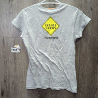SS Crew Neck T Shirt *vgc, mnr rubs & pills
