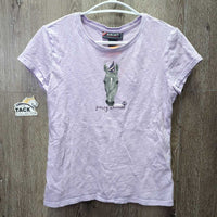 JUNIORS SS Shirt "Party Animals" *gc, mnr holes, stains & pcuker
