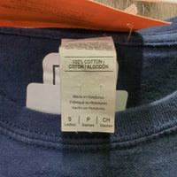 SS Crew Neck T-Shirt "Small but Mighty" *vgc/gc, mnr hair, rubs, pills & fading
